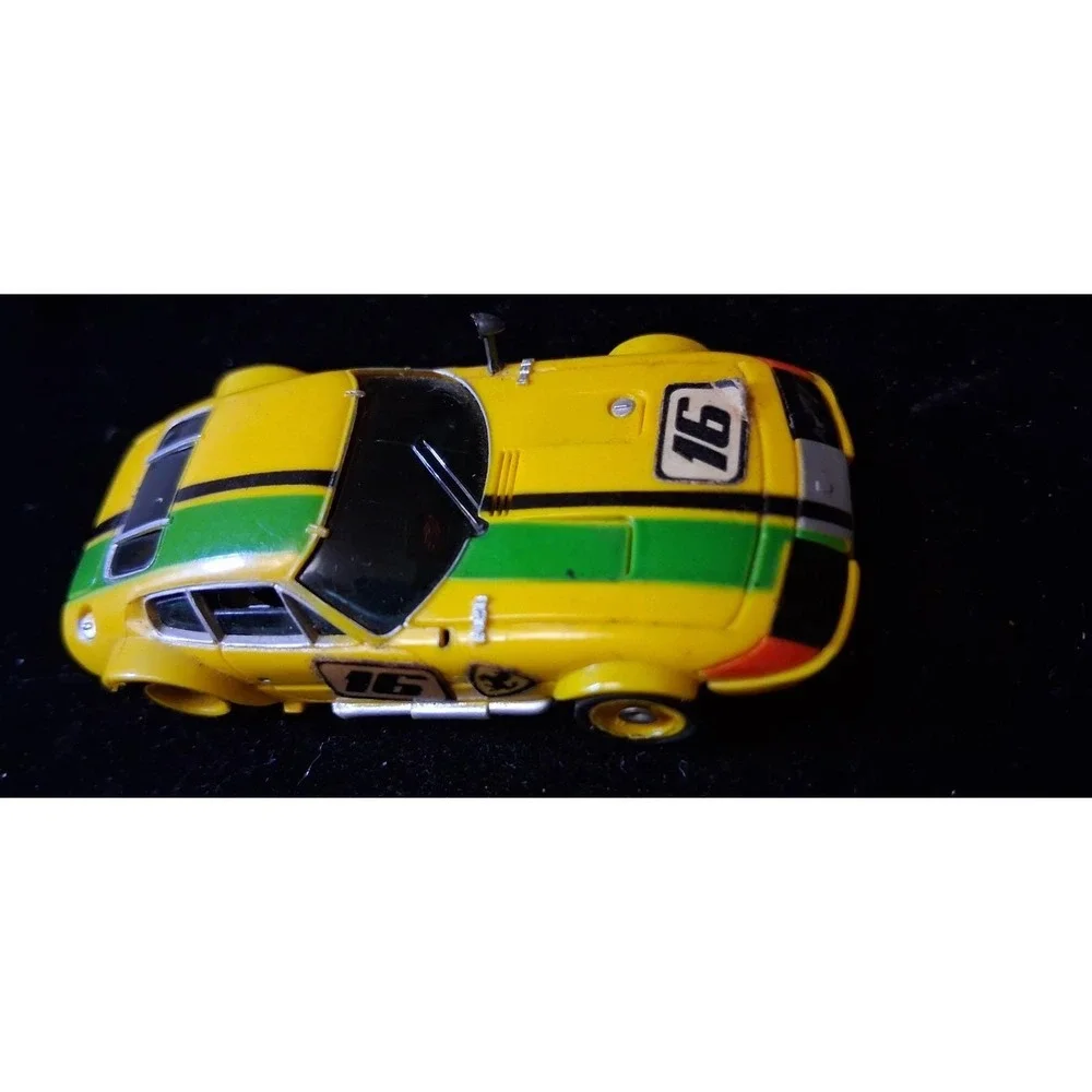 Vintage Aurora AFX G-Plus Ferrari Daytona Coupe #16 HO scale slot car 1976-1981